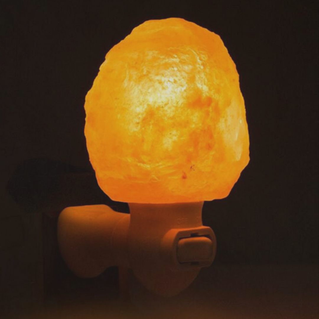 The Glow of Comfort – Mini Crystal Himalayan Salt Night Light - The Sonne Haus