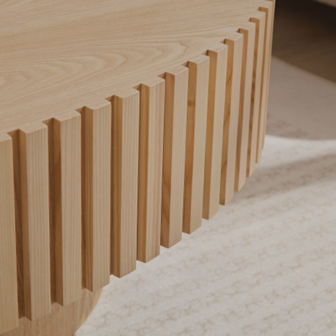 The Atelier Table – Handmade Drum Coffee Table - The Sonne Haus