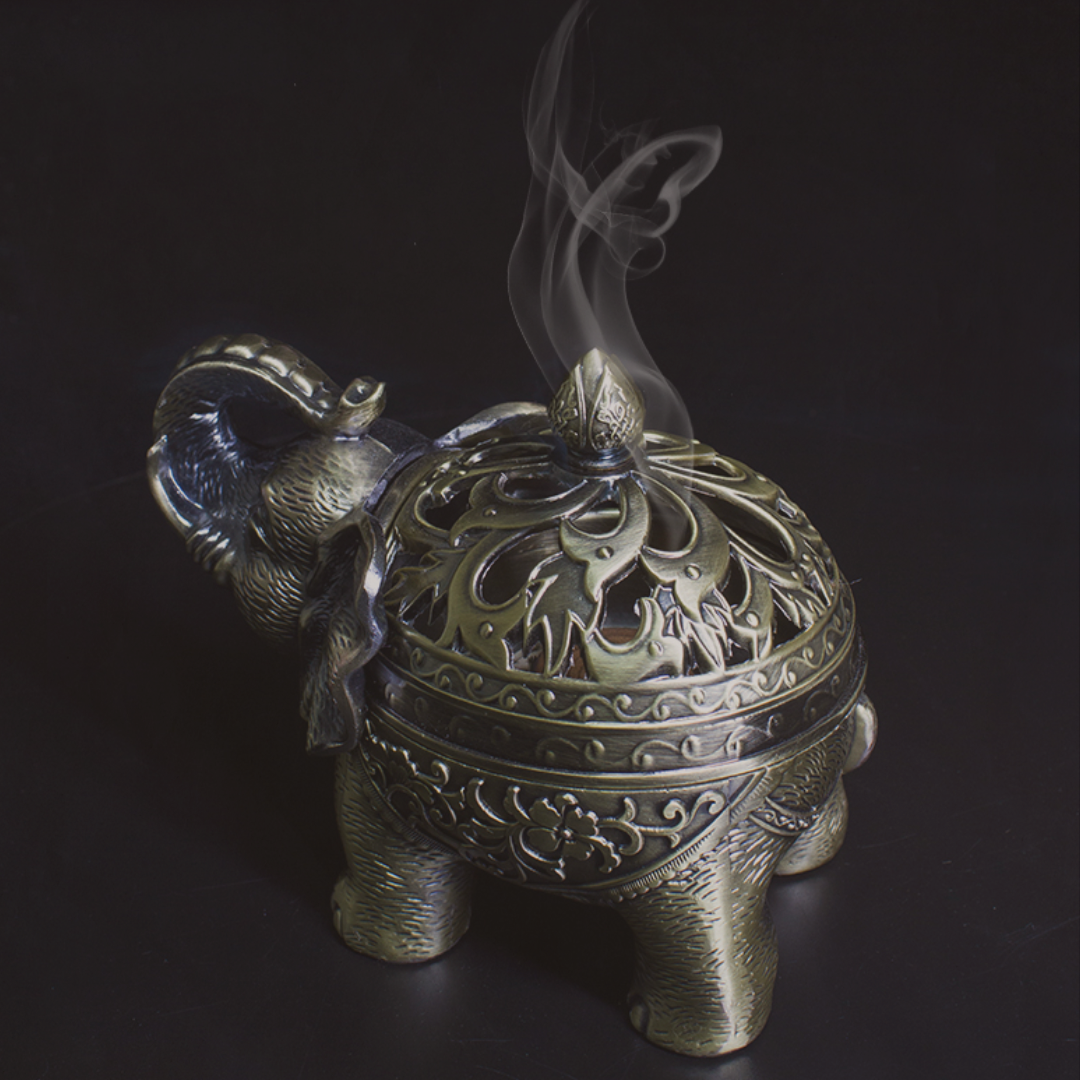 The Elefante Burner — Sculptural Alloy Incense Holder - The Sonne Haus