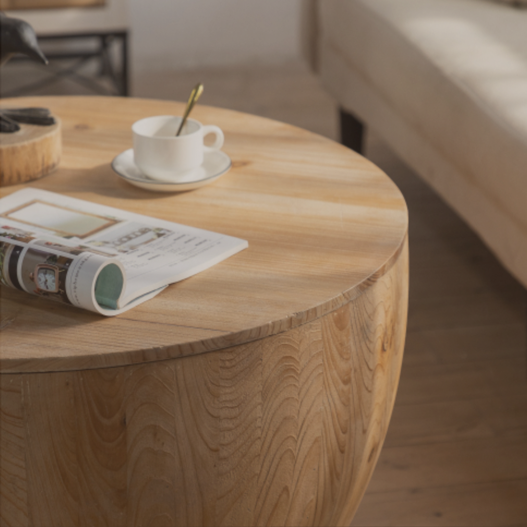 The Atelier Barrel Table Set - The Sonne Haus