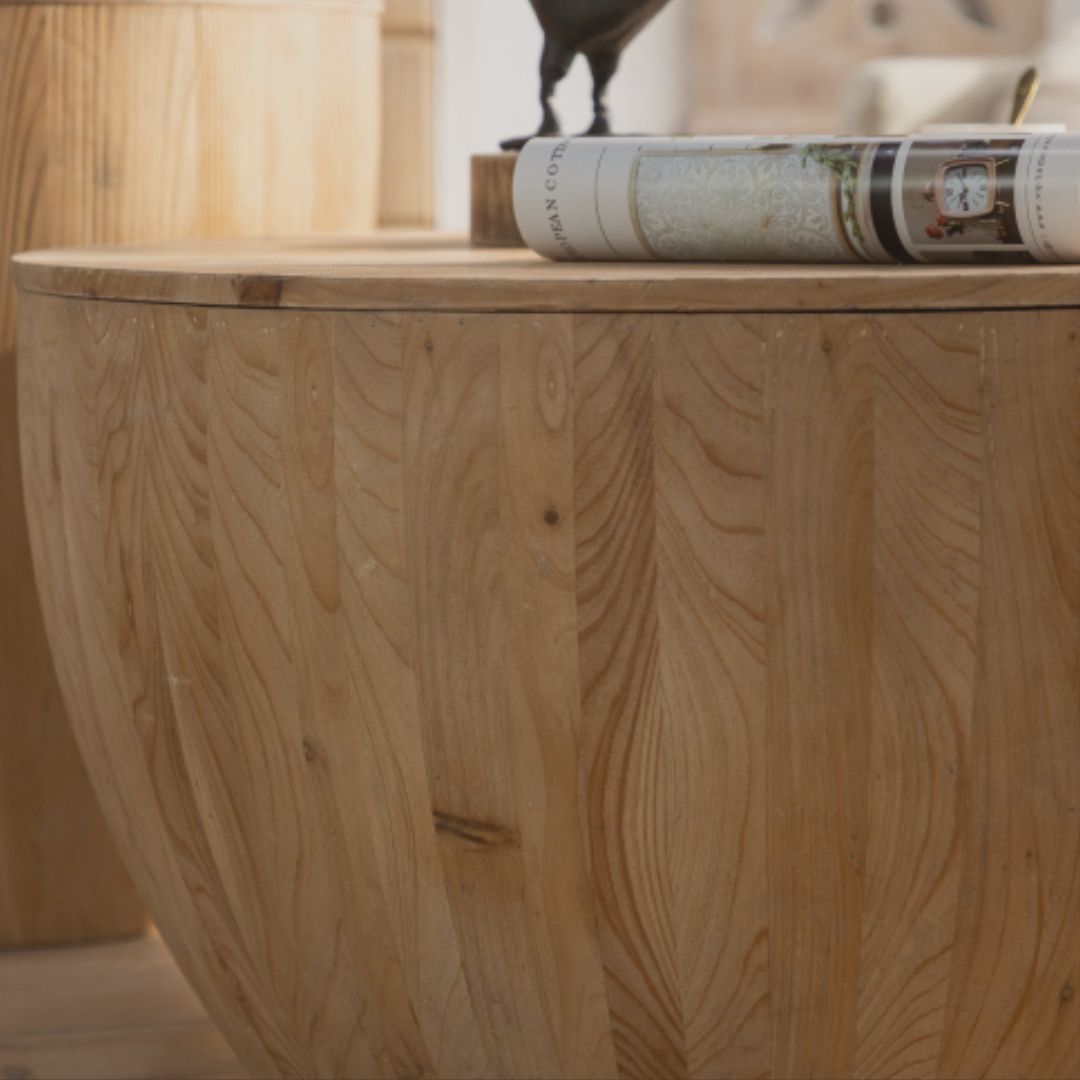 The Atelier Barrel Table Set - The Sonne Haus