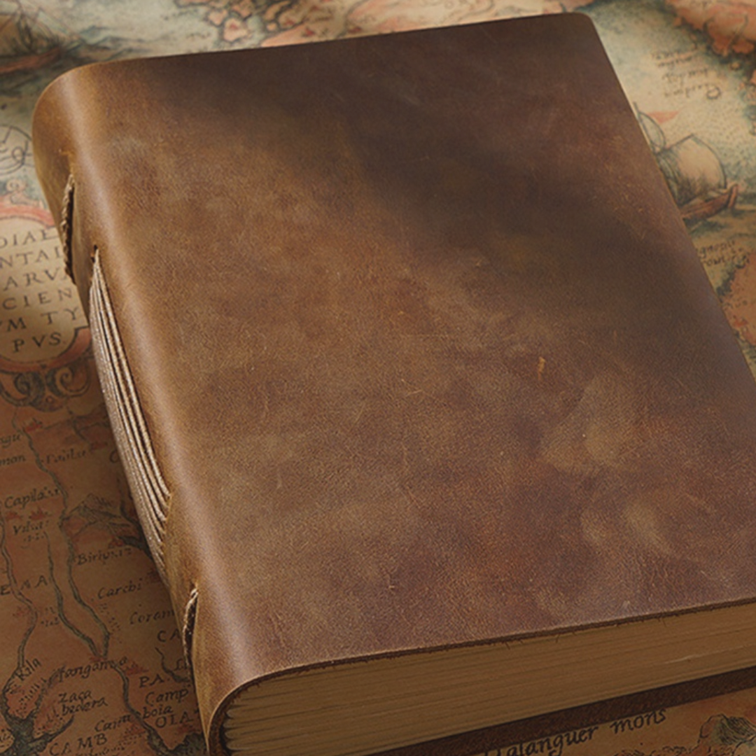 The Archivist’s Journal – Handbound Cowhide Sketchbook - The Sonne Haus