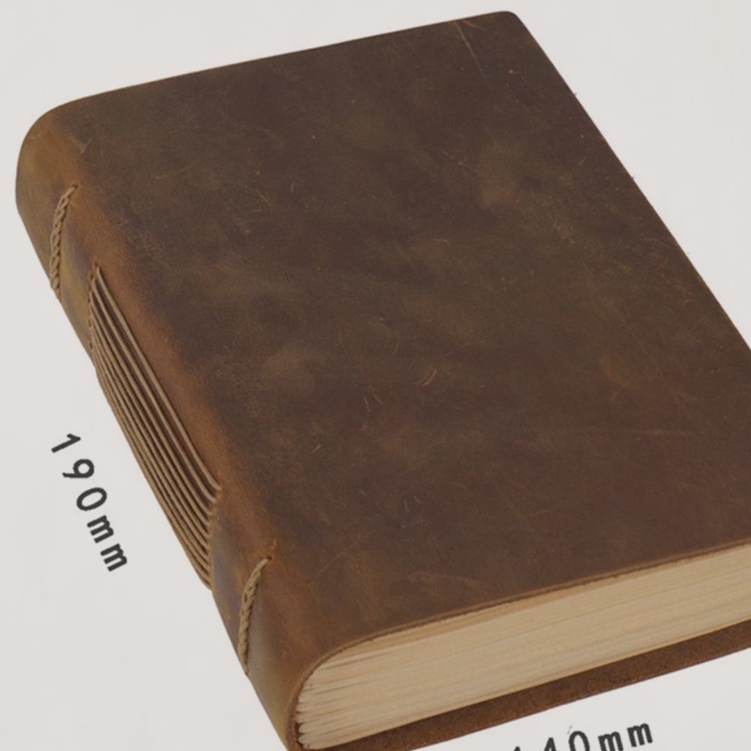 The Archivist’s Journal – Handbound Cowhide Sketchbook - The Sonne Haus