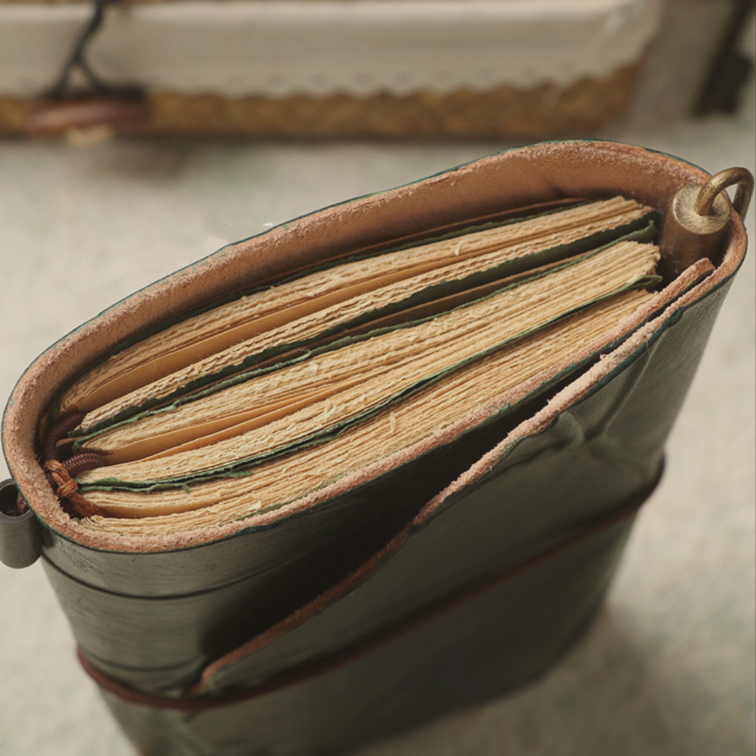 The Alchemist’s Ledger - Handmade Leather Notebook - The Sonne Haus