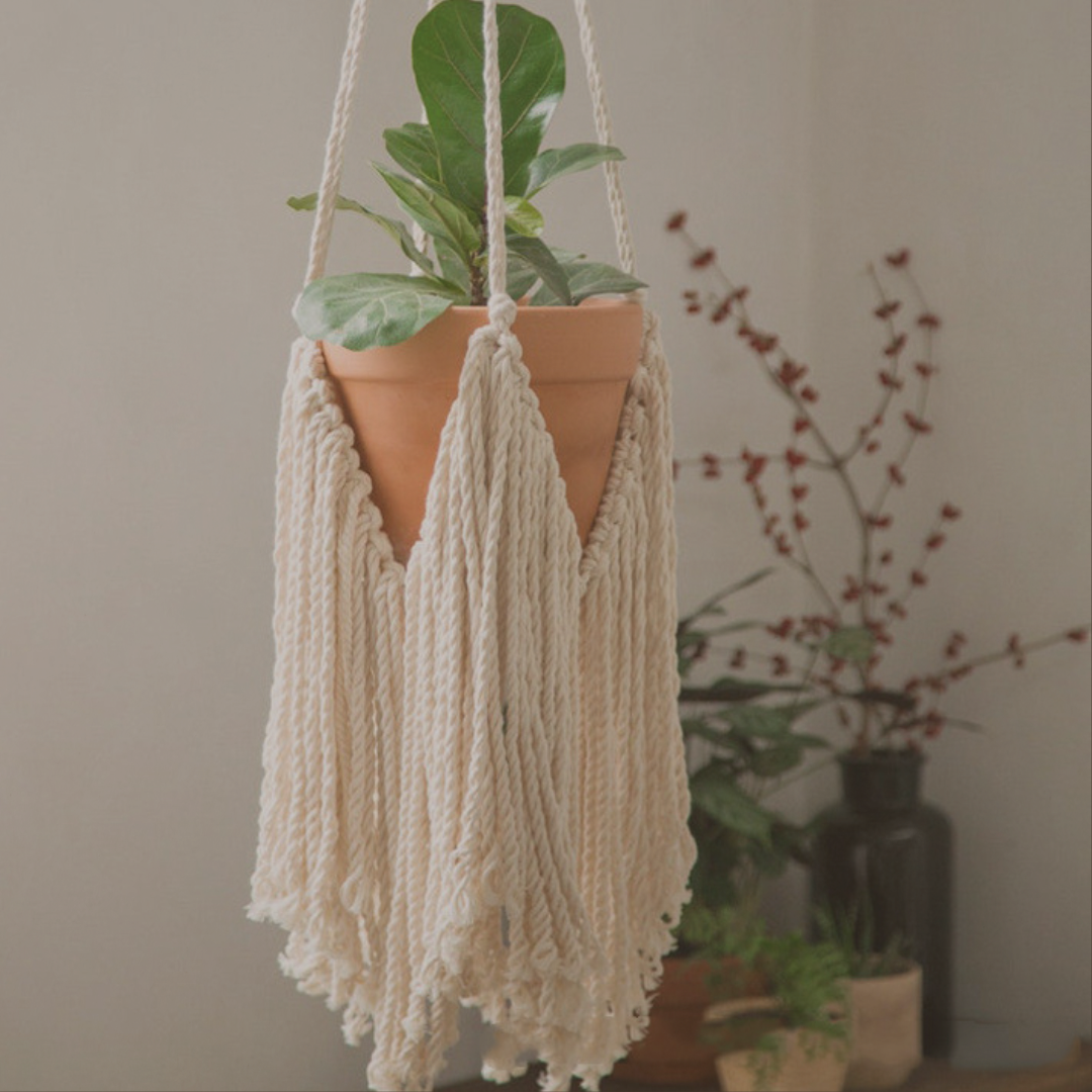 The Hanging Ritual Set I – IV - Hand-Woven Plant Hangers - The Sonne Haus