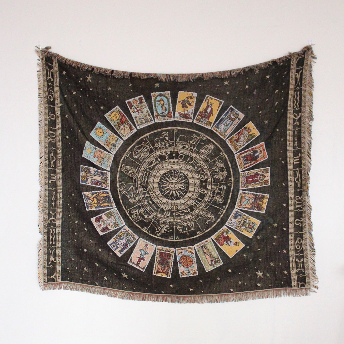Sofa Cover Casual Boho Blanket Fringe - The Sonne Haus