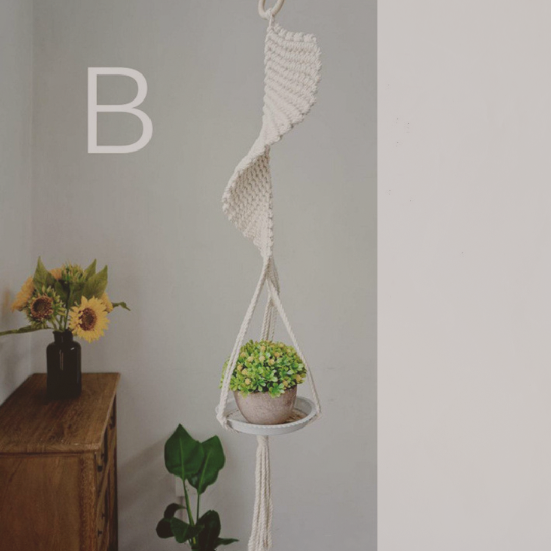 The Hanging Ritual Set I – IV - Hand-Woven Plant Hangers - The Sonne Haus
