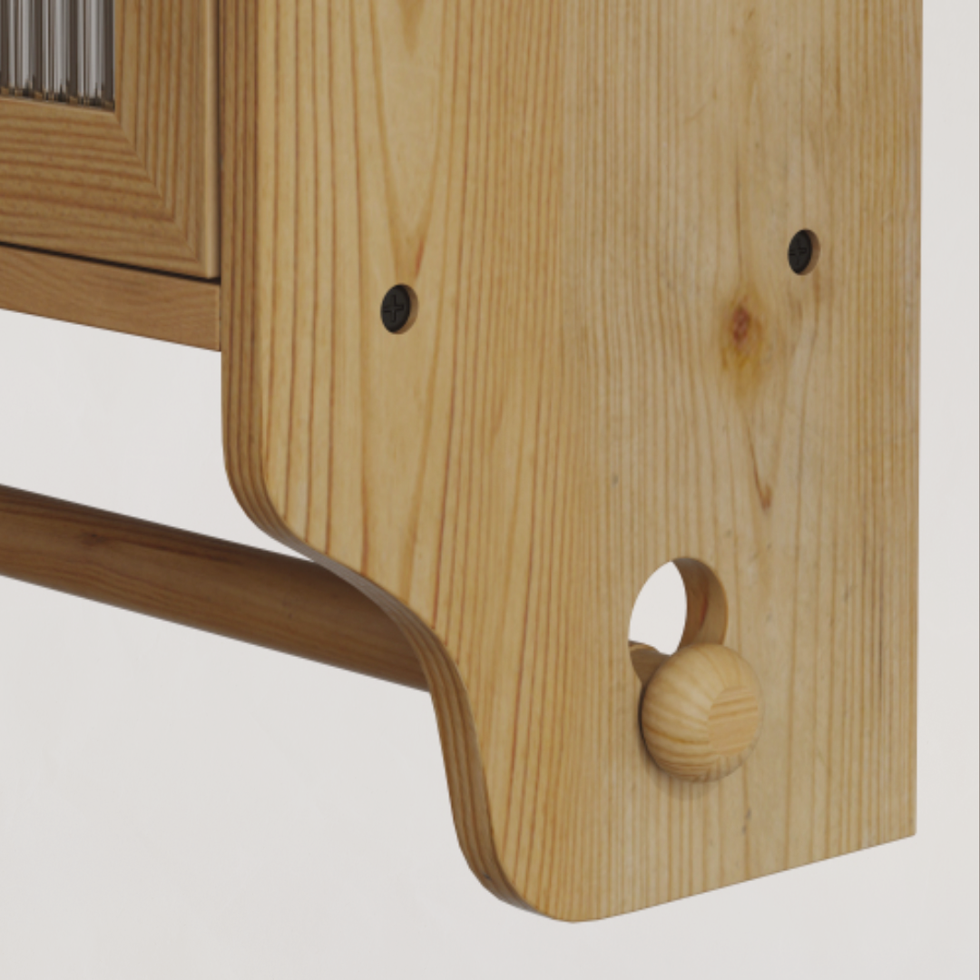 The Curio Cabinet™ – Wall-Mounted Glass Display - The Sonne Haus