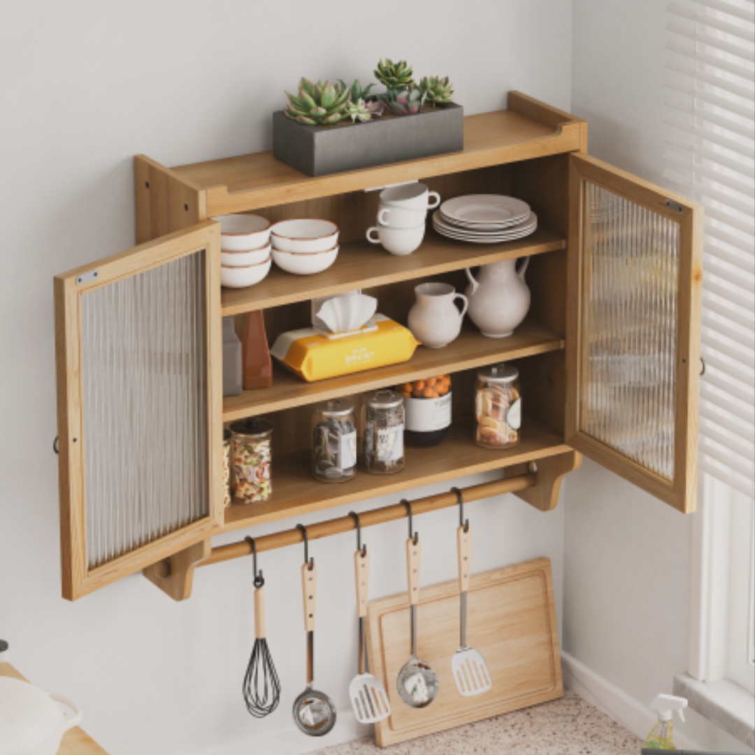The Curio Cabinet™ – Wall-Mounted Glass Display - The Sonne Haus