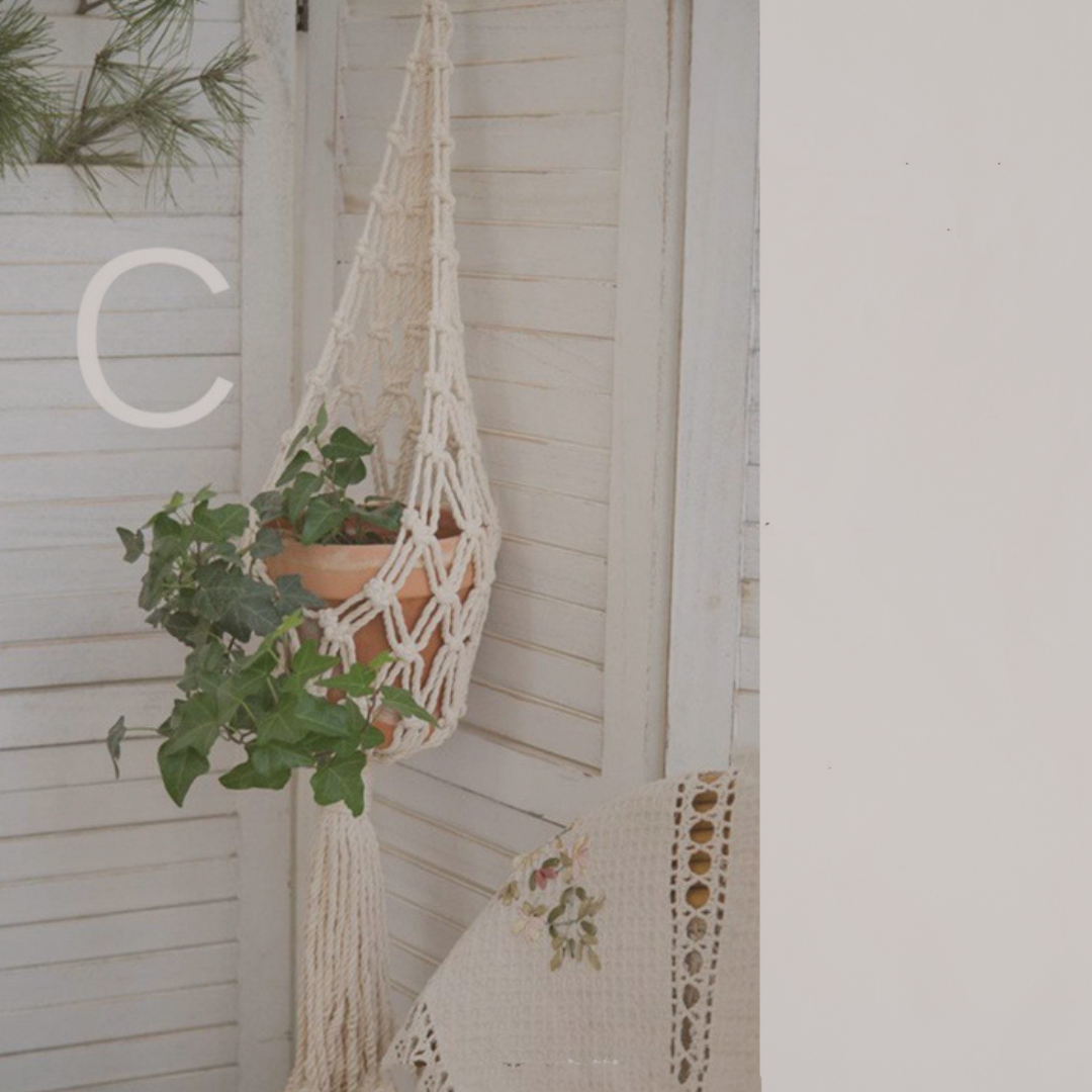 The Hanging Ritual Set I – IV - Hand-Woven Plant Hangers - The Sonne Haus