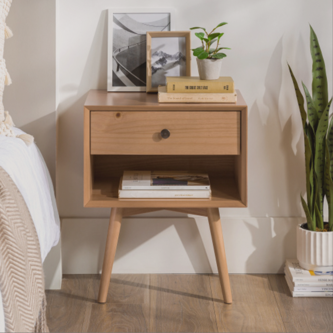 The Caramelo Stand™ – Solid Wood Nightstand - The Sonne Haus