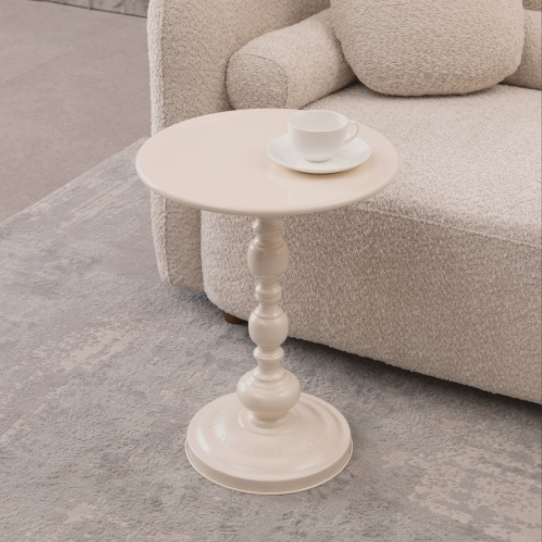 The Aurelio Table™ – Vintage Metal Accent Piece - The Sonne Haus