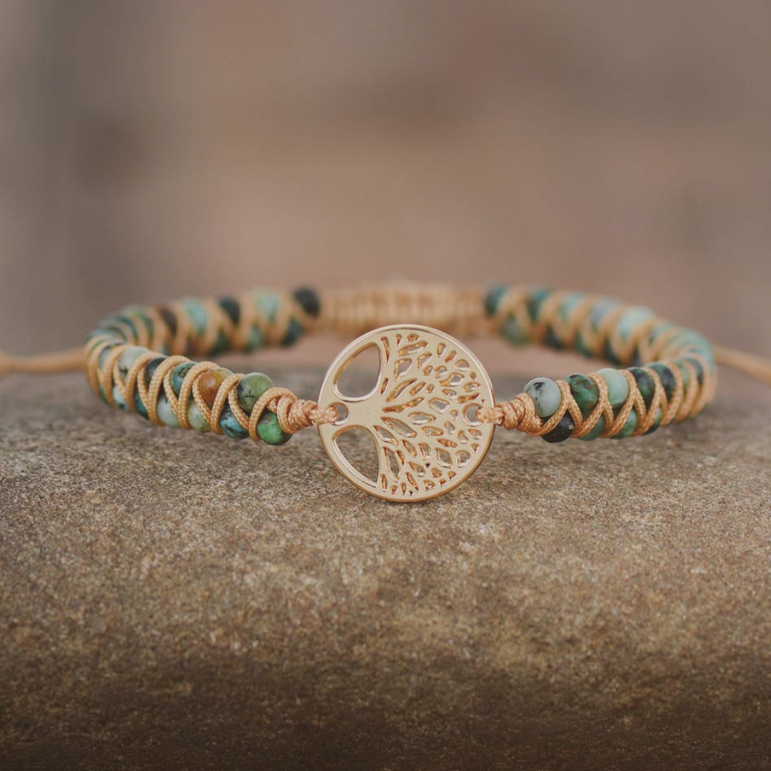 The Thread of Becoming Charm Bracelet - African Japser - The Sonne Haus