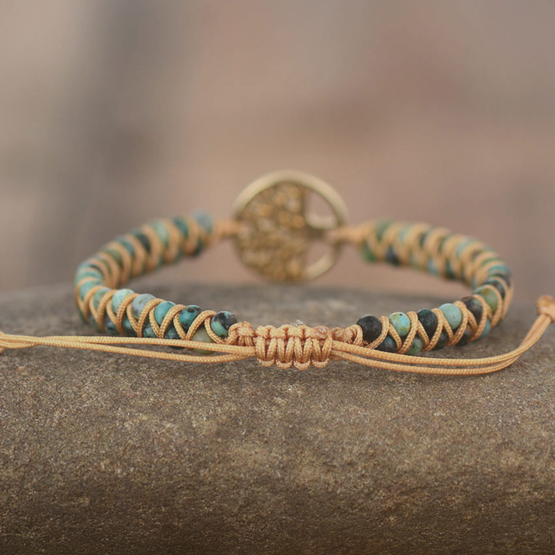 The Thread of Becoming Charm Bracelet - African Japser - The Sonne Haus