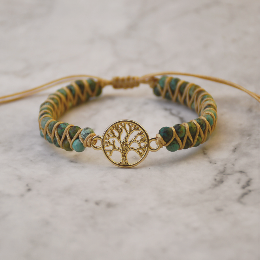 The Thread of Becoming Charm Bracelet - African Japser - The Sonne Haus