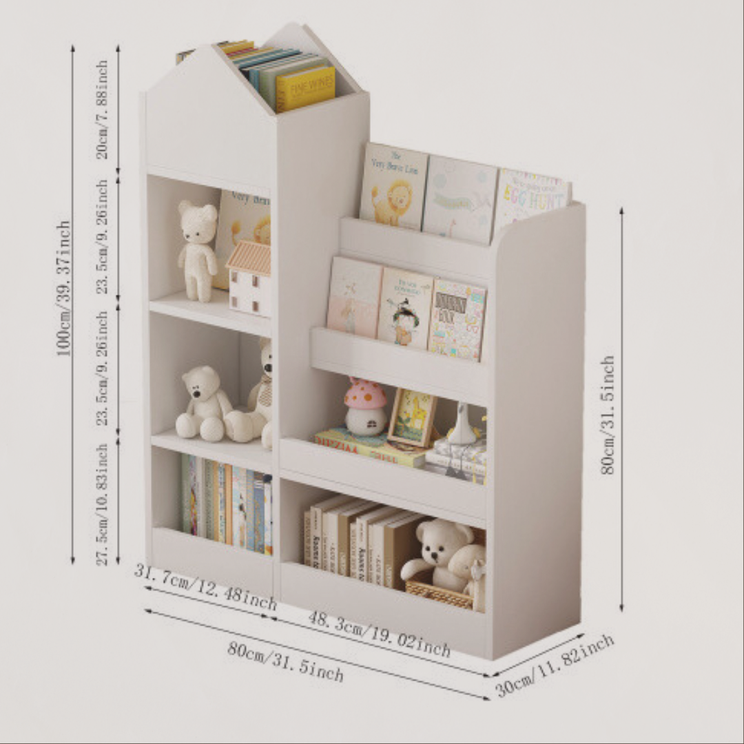 The Little Archive™ - Wooden Toy Storage Organizer Cabinet
