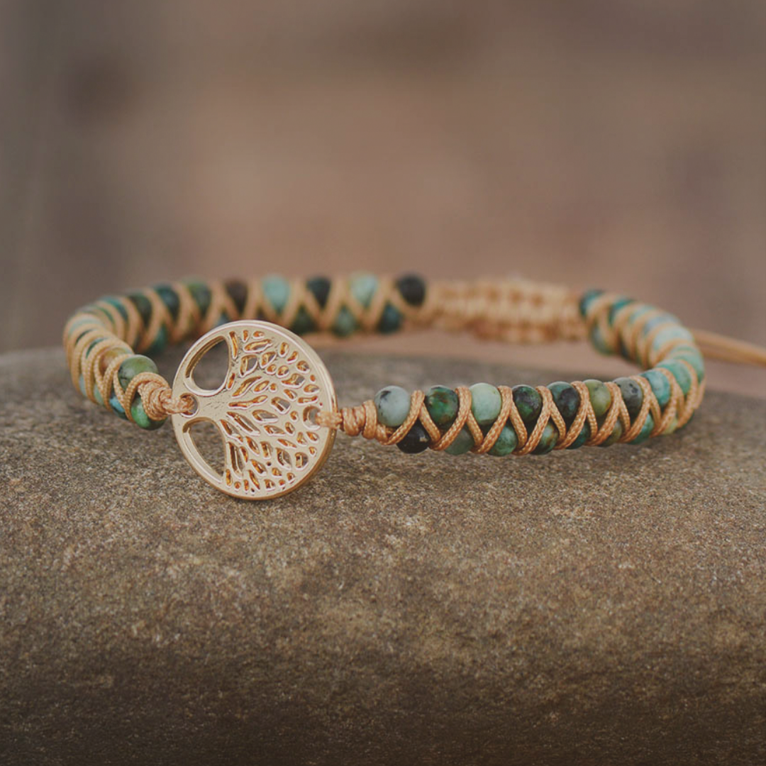 The Thread of Becoming Charm Bracelet - African Japser - The Sonne Haus