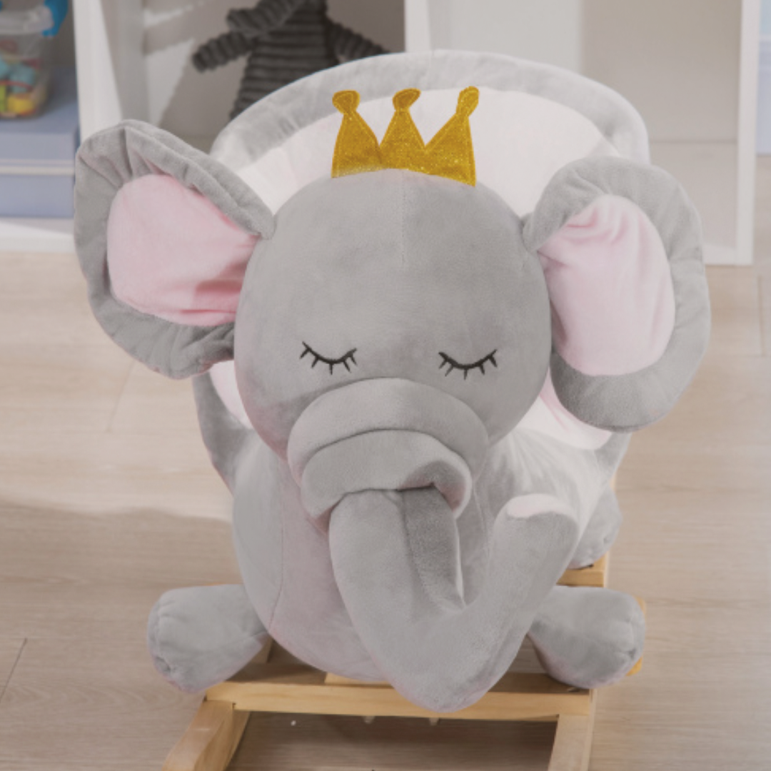 Trunk & Tumble™ – Soft Rocking Elephant Chair