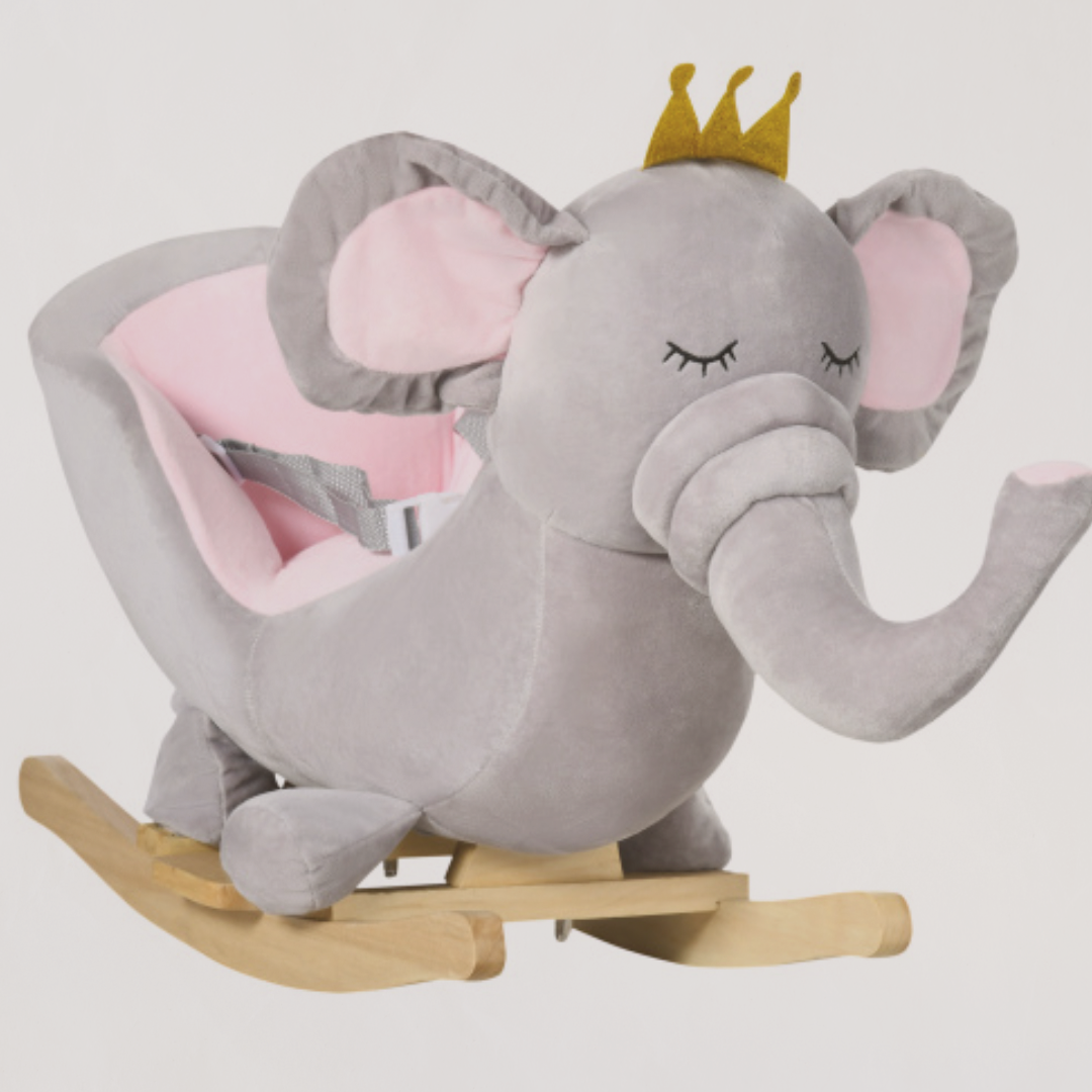 Trunk & Tumble™ – Soft Rocking Elephant Chair