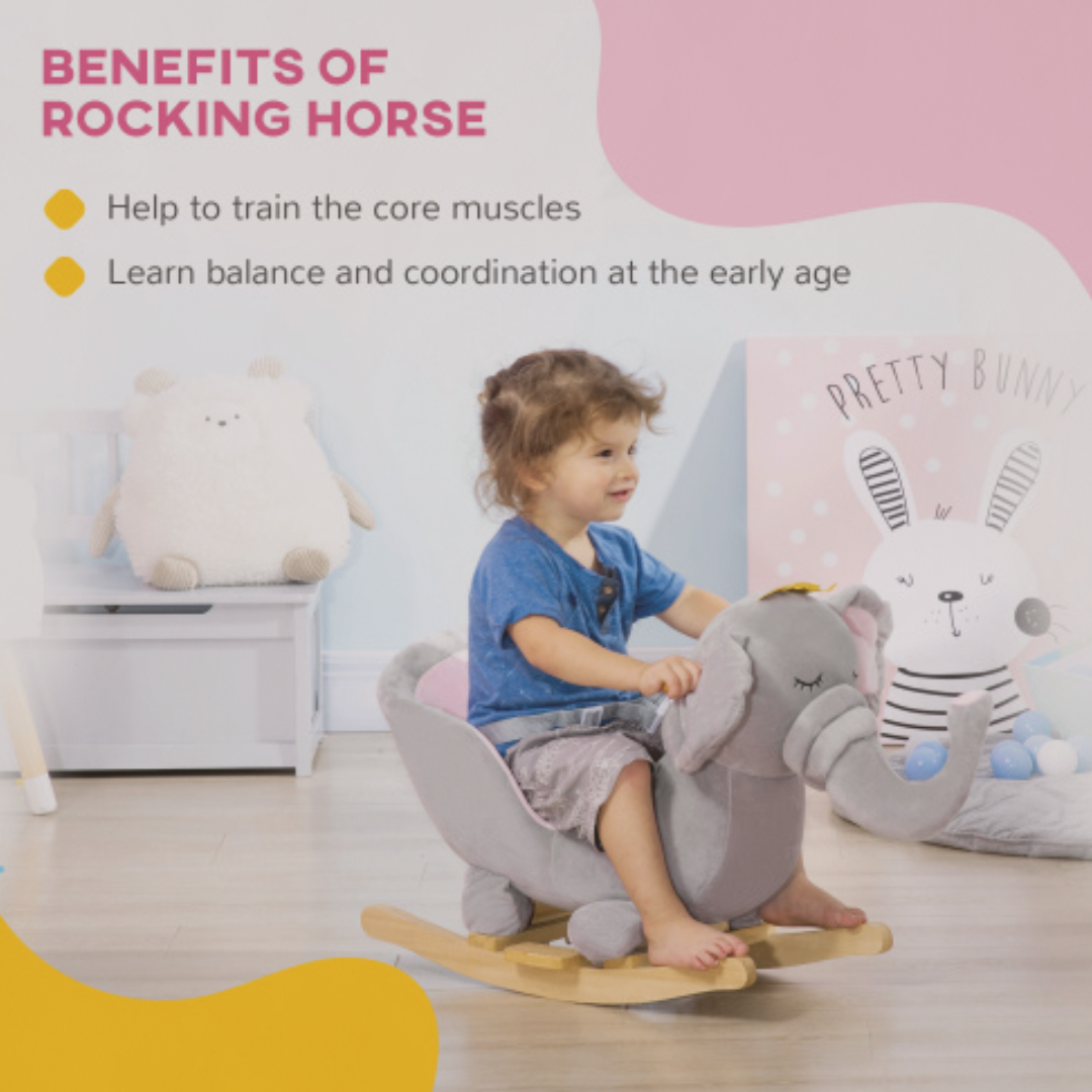 Trunk & Tumble™ – Soft Rocking Elephant Chair