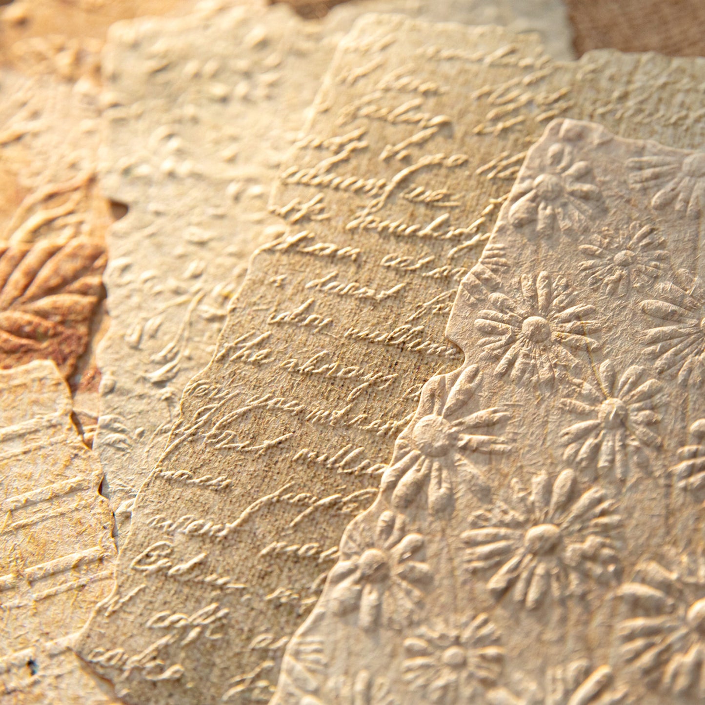 Paper Room Light And Shadow Series Coffee Stain Notebook DIY Decorative Collage Base Material