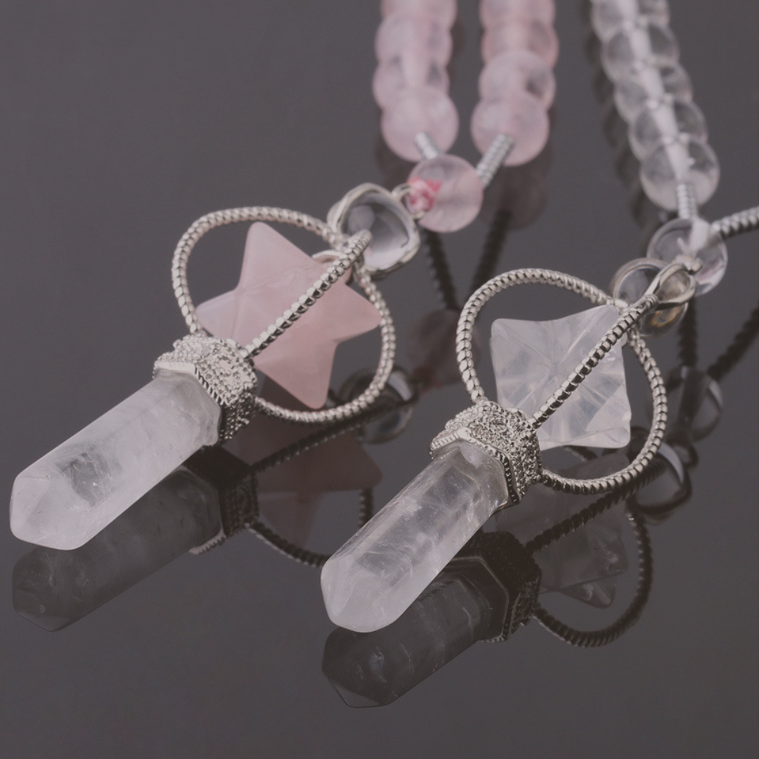 The Pillar - Natural Gemstone Necklace - The Sonne Haus
