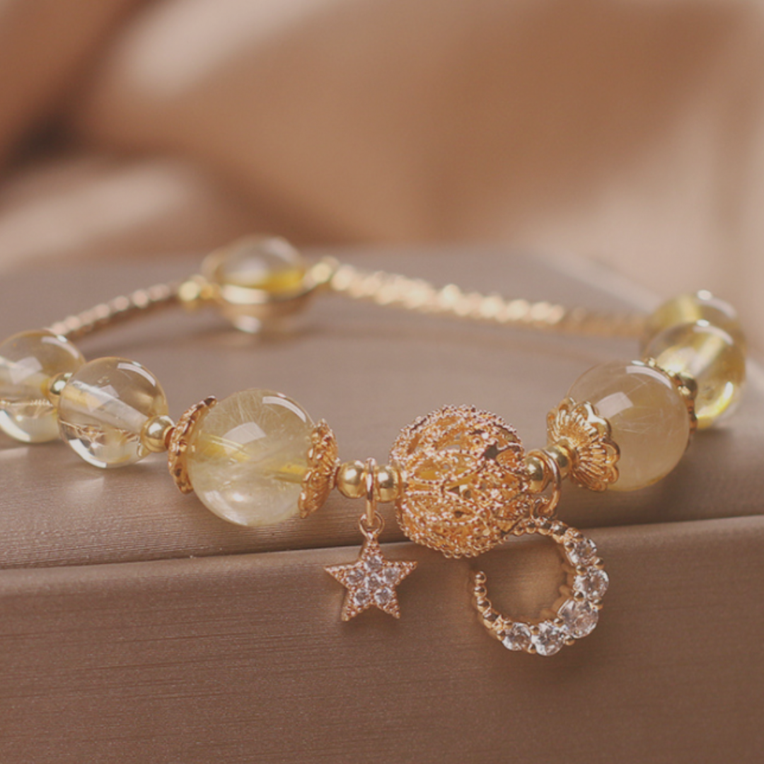 Starlight Alchemy Natural Citrine Bracelet - The Sonne Haus