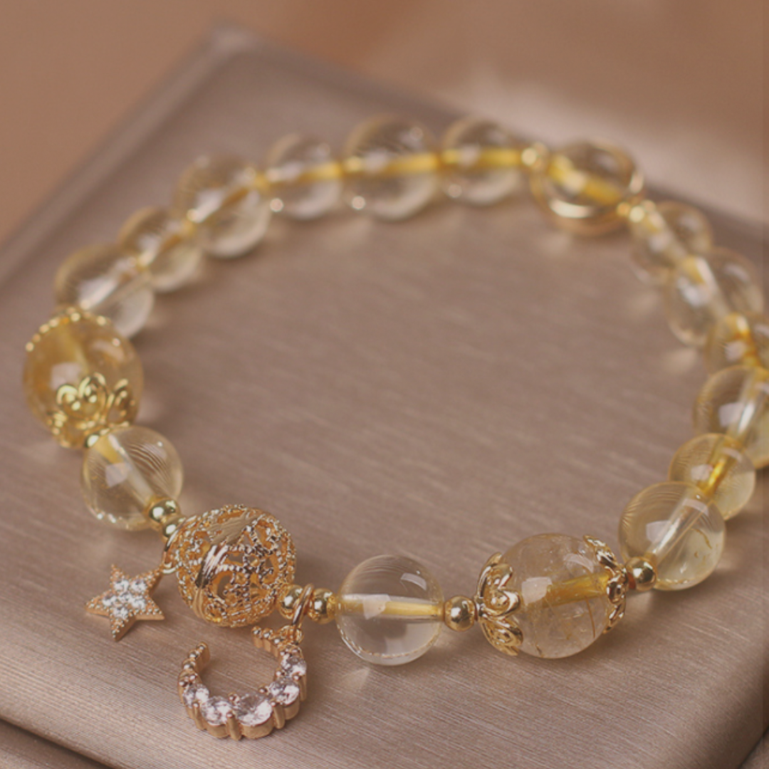 Starlight Alchemy Natural Citrine Bracelet - The Sonne Haus
