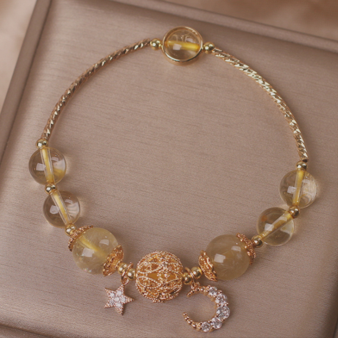 Starlight Alchemy Natural Citrine Bracelet - The Sonne Haus