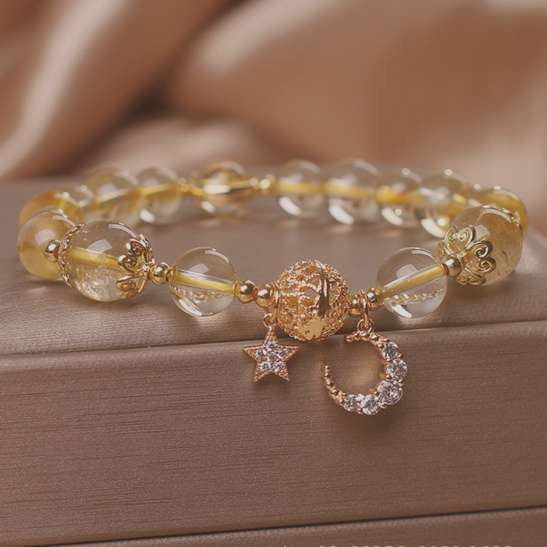 Starlight Alchemy Natural Citrine Bracelet - The Sonne Haus