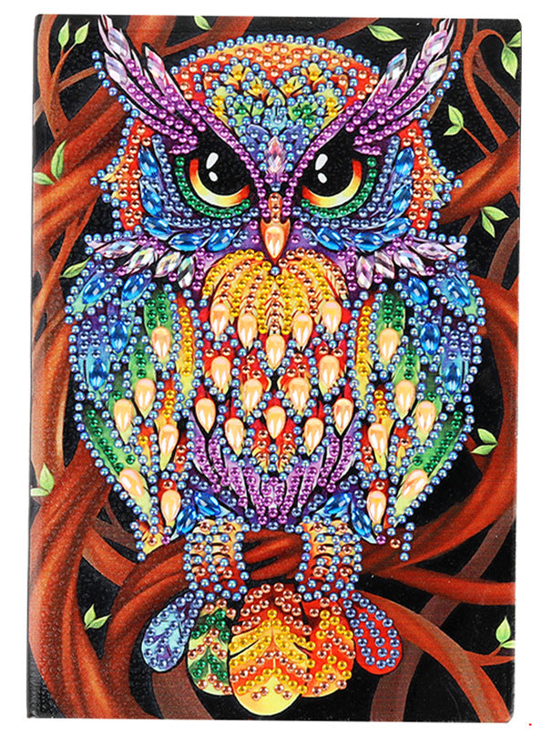 5d Diamond Painting Notebook Owl Alien Shaped Diy
