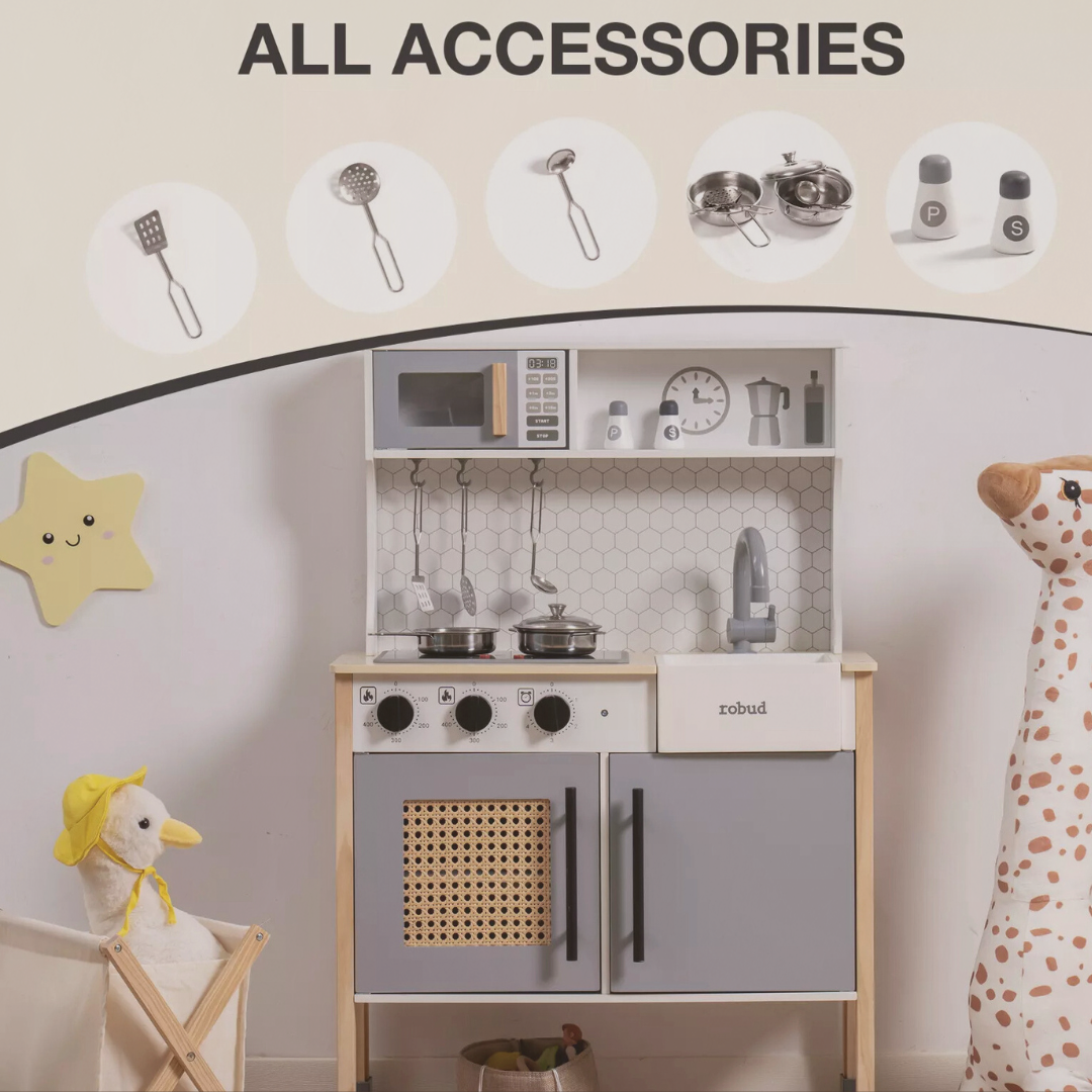 Littlest Sous Chef™ - Pretend Play Kitchen Cooking Set