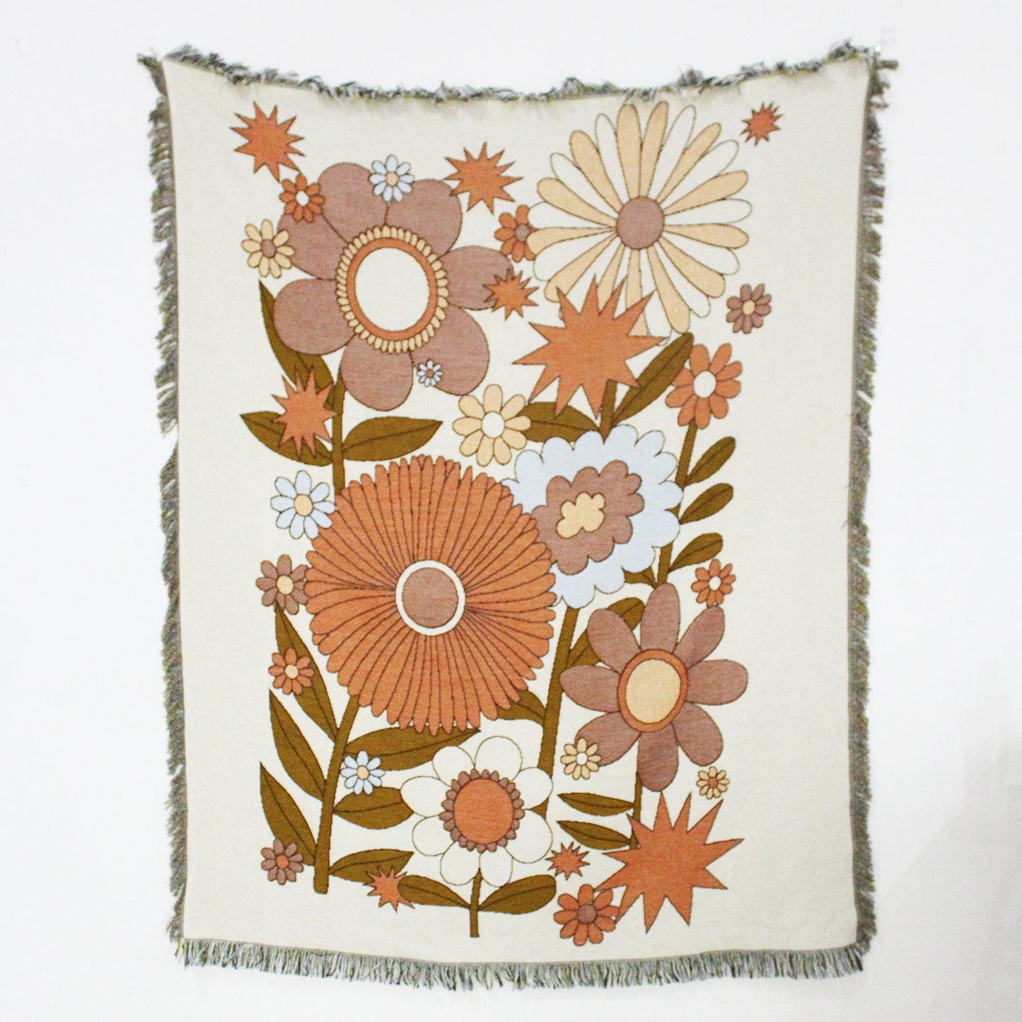 Sofa Cover Casual Boho Blanket Fringe - The Sonne Haus