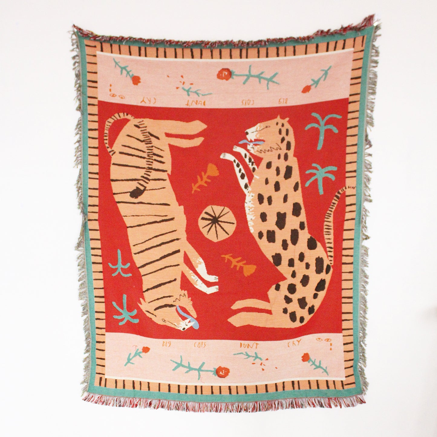 Sofa Cover Casual Boho Blanket Fringe - The Sonne Haus