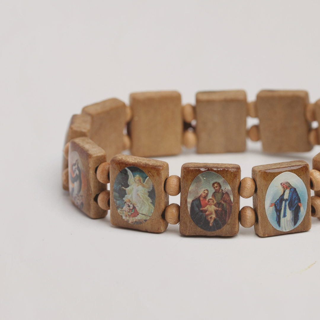 The Pilgrimage - Natural Wooden Bracelet - The Sonne Haus