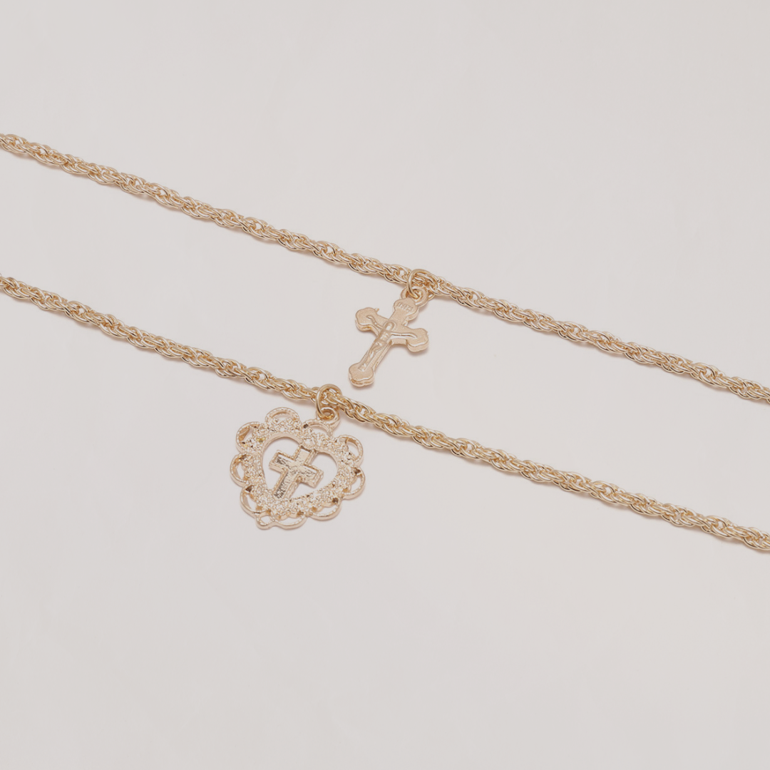 The Sancta Layer - Multilayer Divine Feminine Necklace - The Sonne Haus