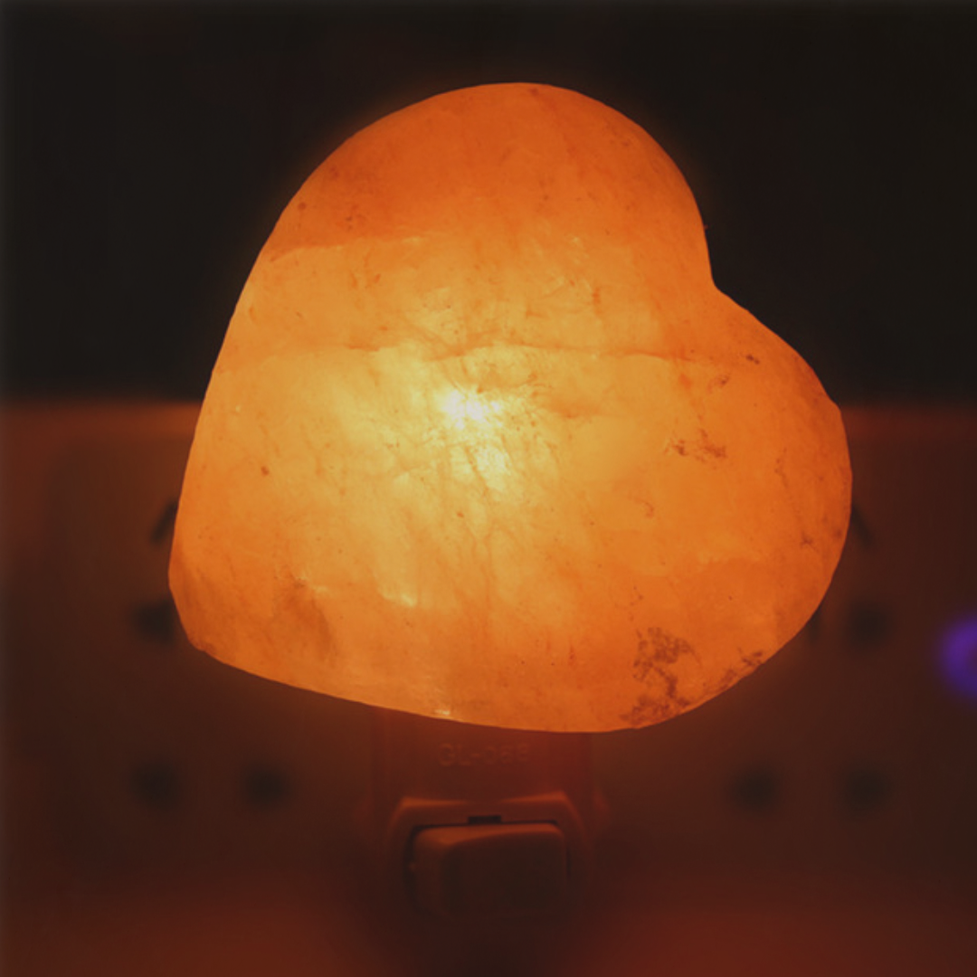 The Glow of Comfort – Mini Crystal Himalayan Salt Night Light - The Sonne Haus