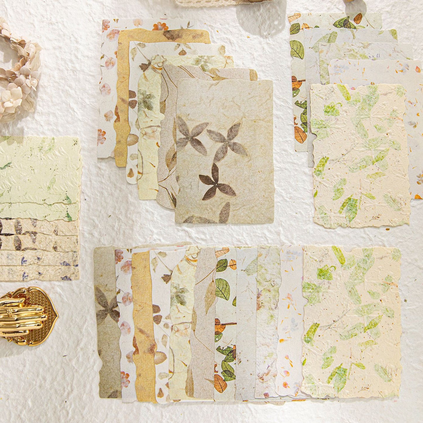 Paper Room Light And Shadow Series Coffee Stain Notebook DIY Decorative Collage Base Material