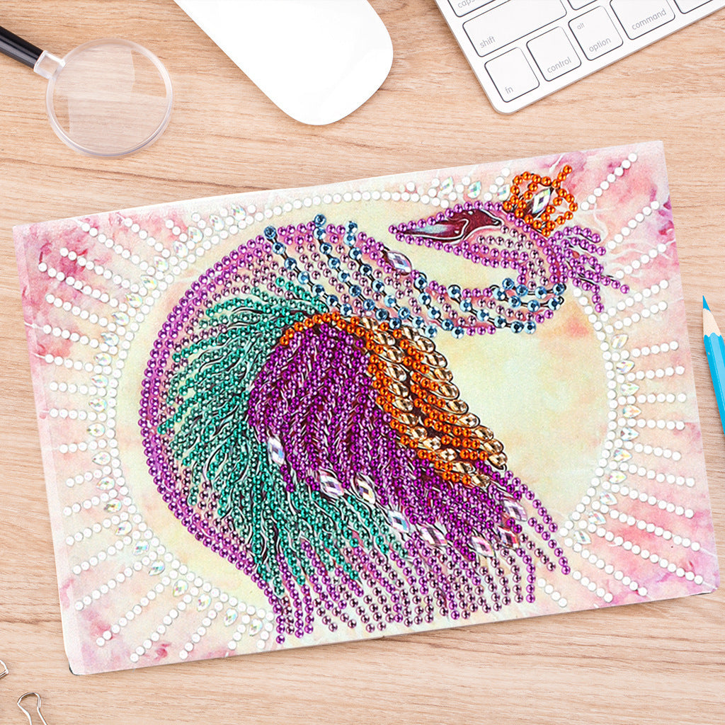 5d Diamond Painting Notebook Owl Alien Shaped Diy