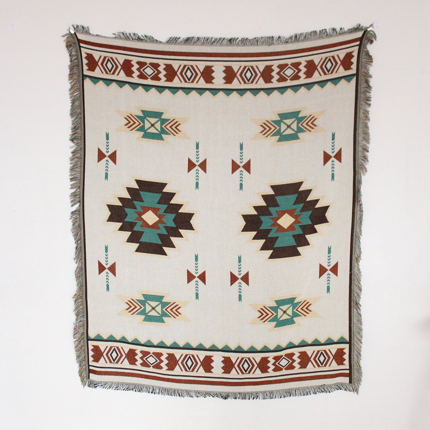 Sofa Cover Casual Boho Blanket Fringe - The Sonne Haus