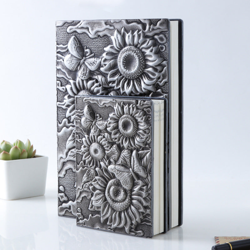 High-end PU European Style Embossed Retro Notebook