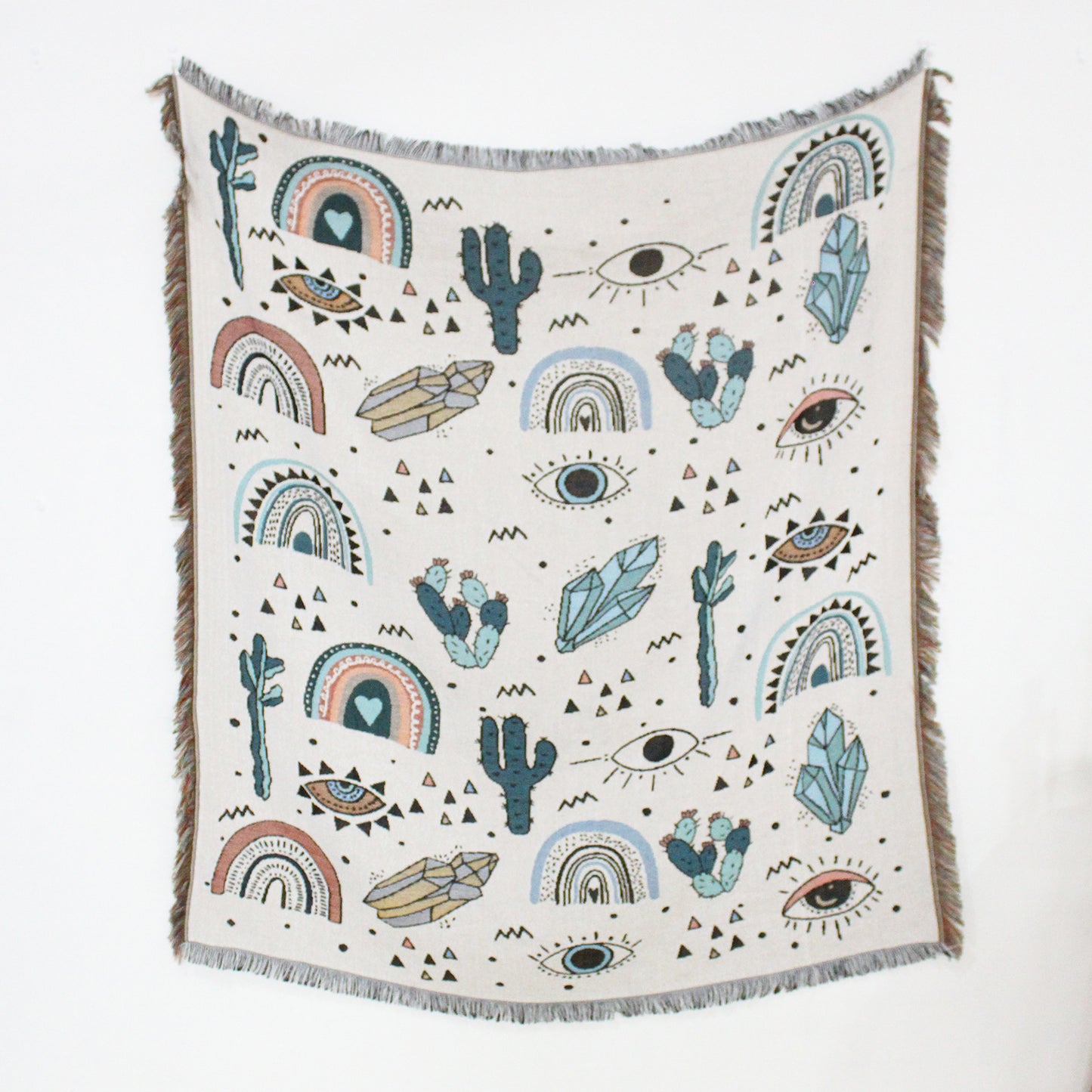 Sofa Cover Casual Boho Blanket Fringe - The Sonne Haus