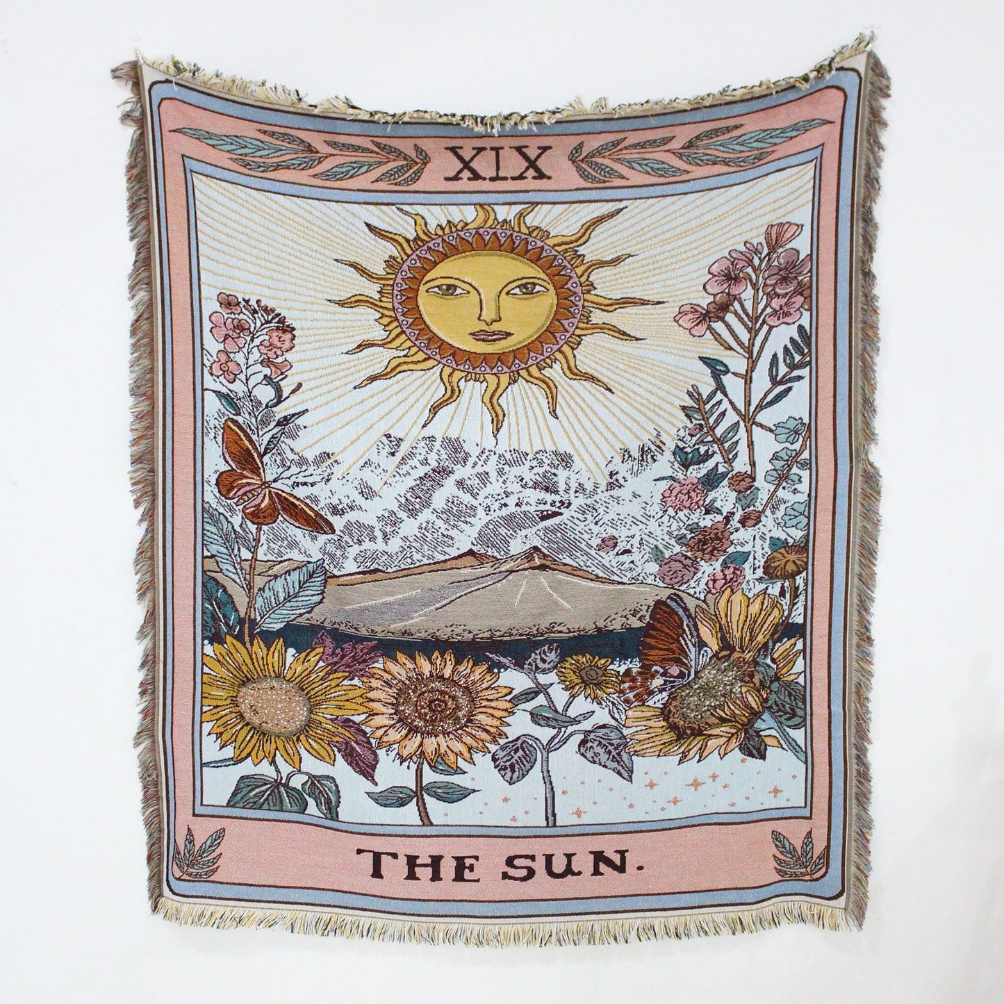 Sofa Cover Casual Boho Blanket Fringe - The Sonne Haus
