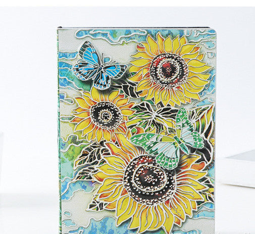 High-end PU European Style Embossed Retro Notebook
