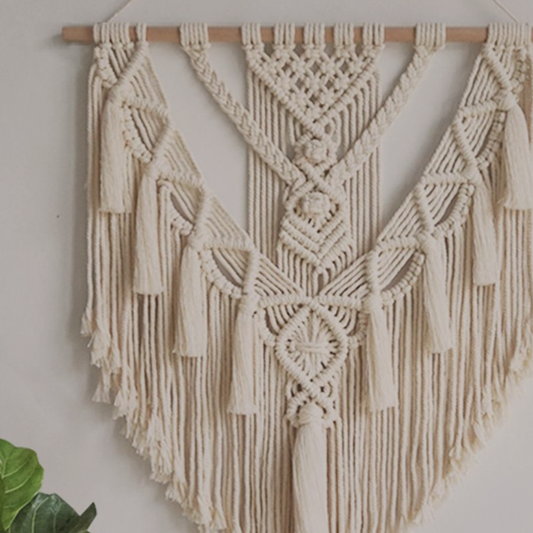 No. 7 Wallwork - Hand-woven Pendant Macrame Hanging Tapestry - The Sonne Haus