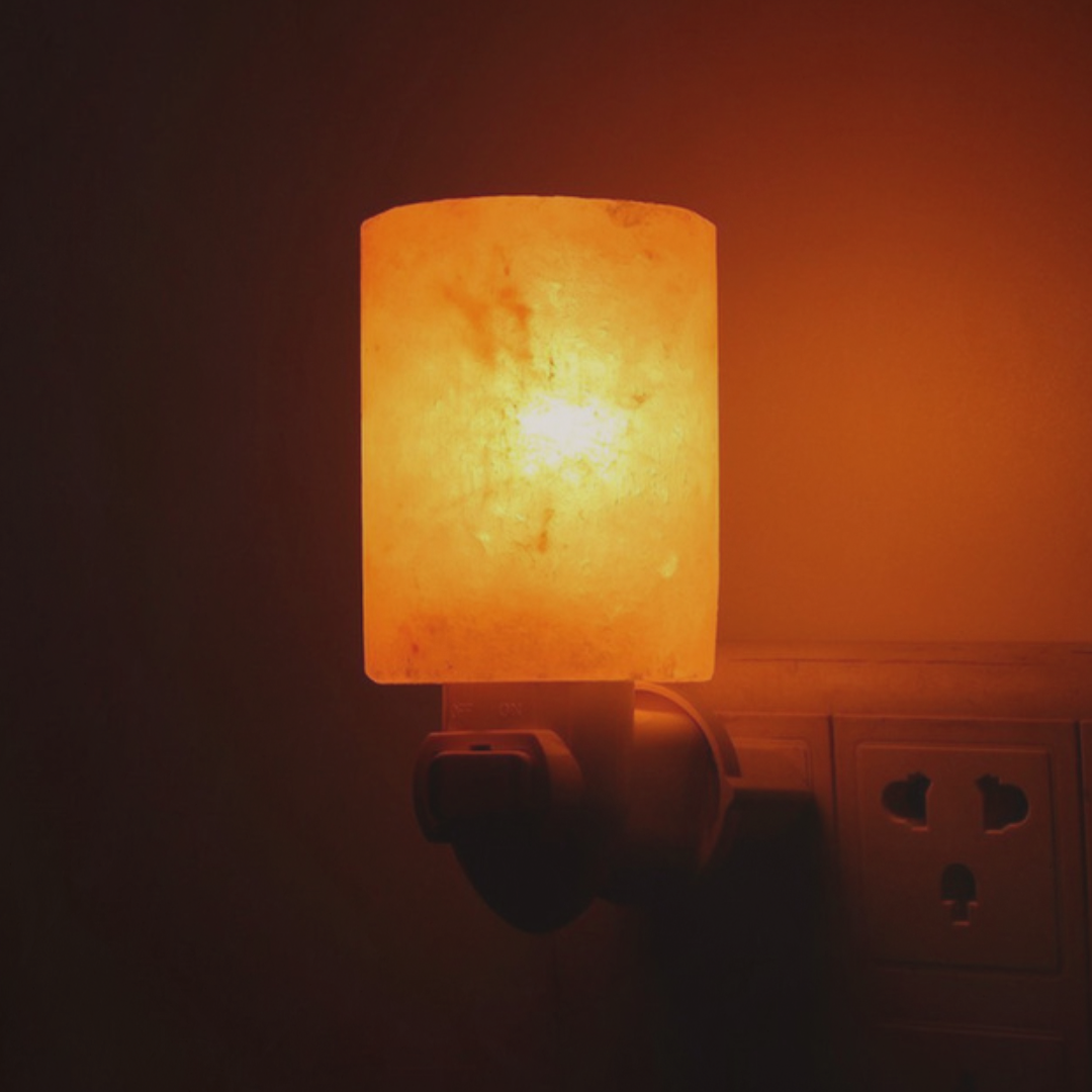 The Glow of Comfort – Mini Crystal Himalayan Salt Night Light - The Sonne Haus