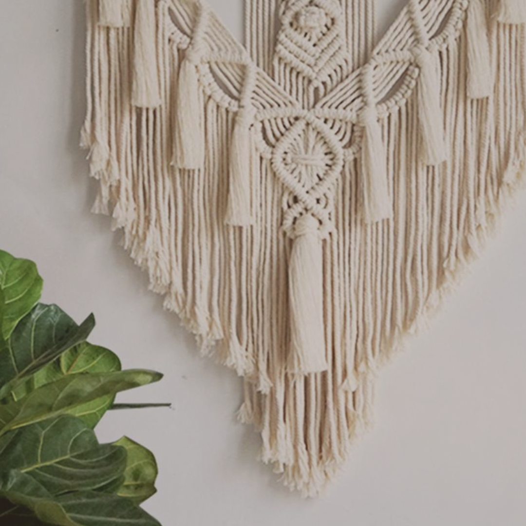 No. 7 Wallwork - Hand-woven Pendant Macrame Hanging Tapestry - The Sonne Haus