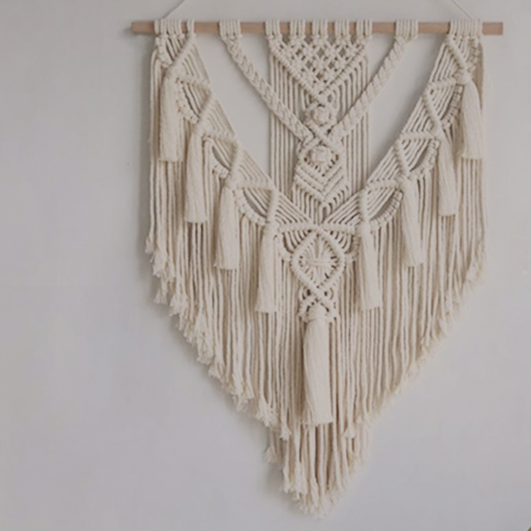 No. 7 Wallwork - Hand-woven Pendant Macrame Hanging Tapestry - The Sonne Haus