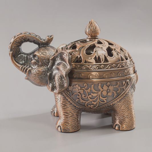 The Elefante Burner — Sculptural Alloy Incense Holder - The Sonne Haus
