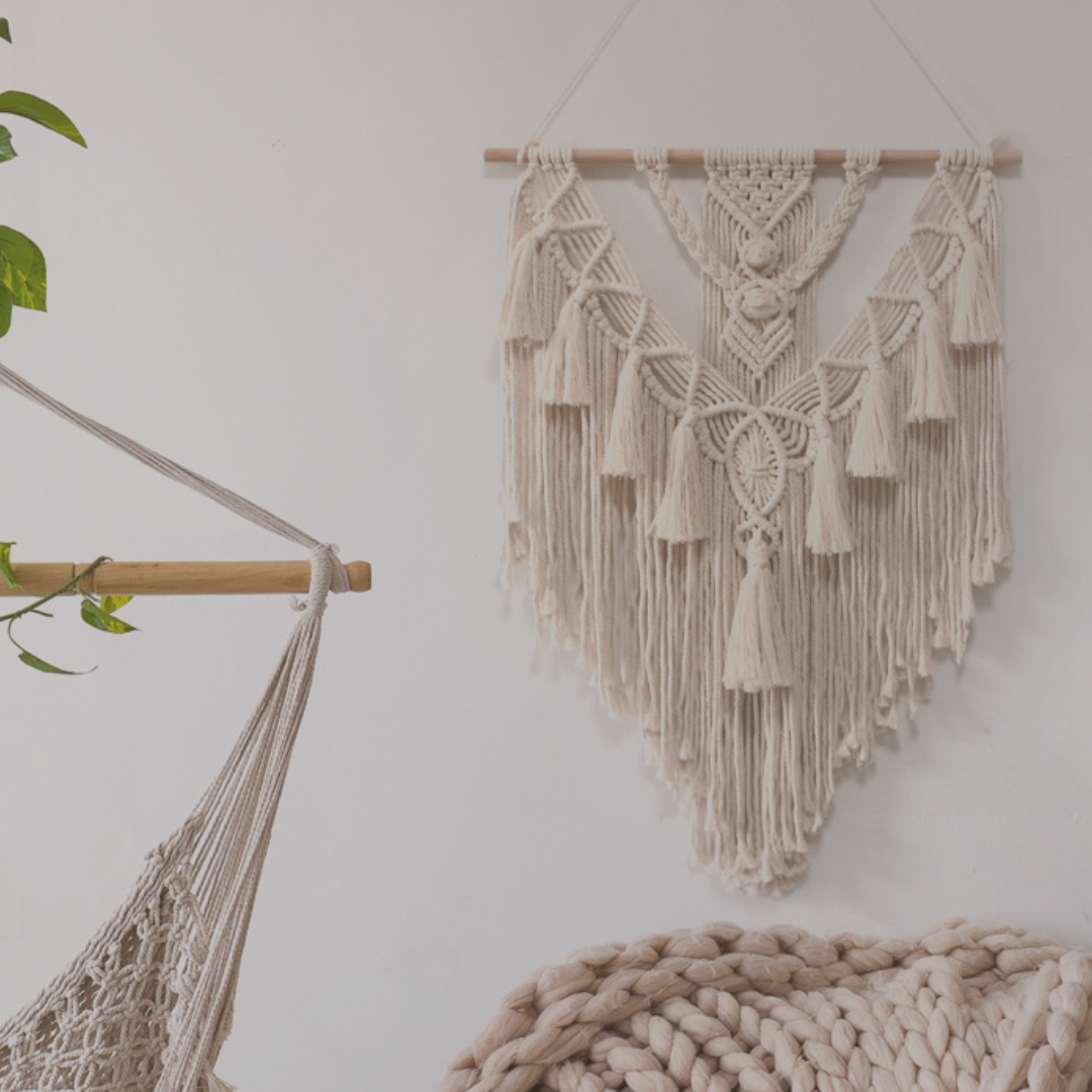 No. 7 Wallwork - Hand-woven Pendant Macrame Hanging Tapestry - The Sonne Haus